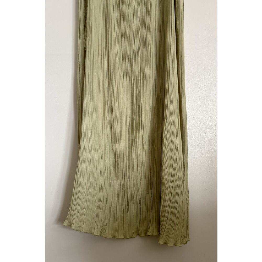 Green Olive Madewell The Goldie Midi Dress in Plissé 10 - Picture 4 of 12